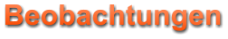 Beobachtungen